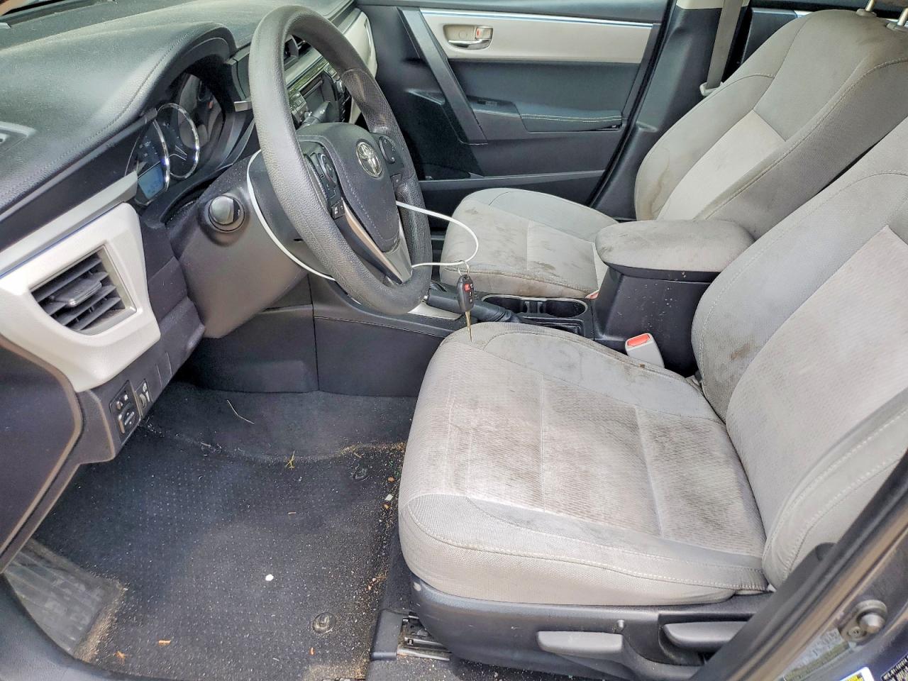 2015 Toyota Corolla Le Gray vin: 2T1BURHE9FC346676