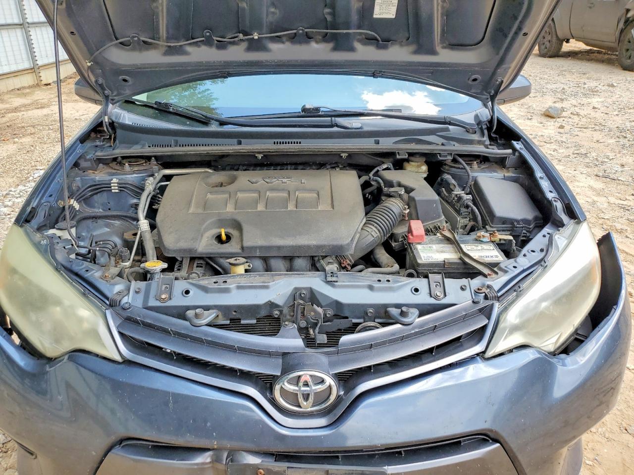 2015 Toyota Corolla Le Gray vin: 2T1BURHE9FC346676