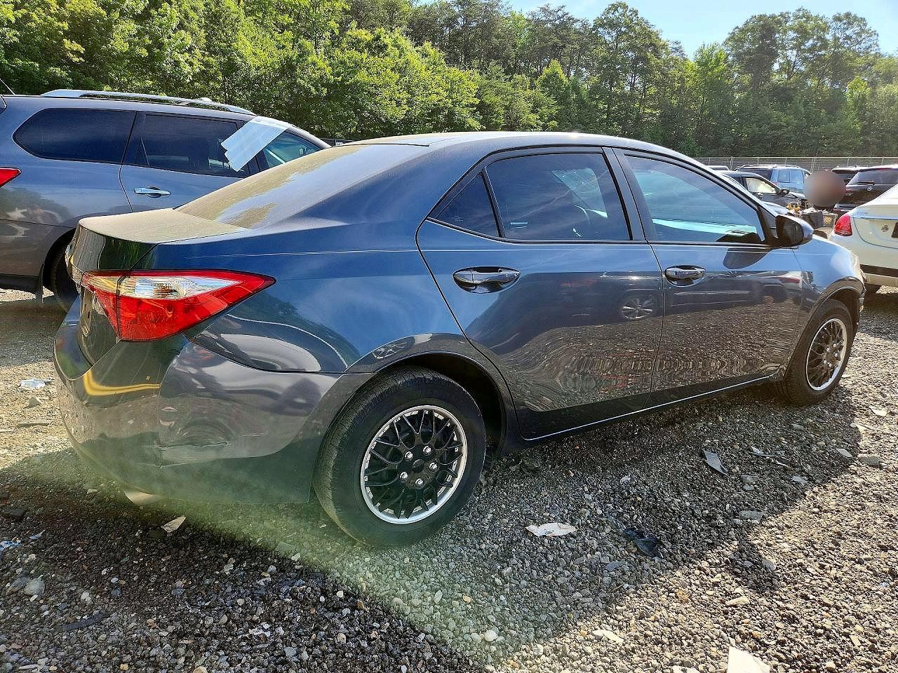 2015 Toyota Corolla L Blue vin: 2T1BURHE9FC349416