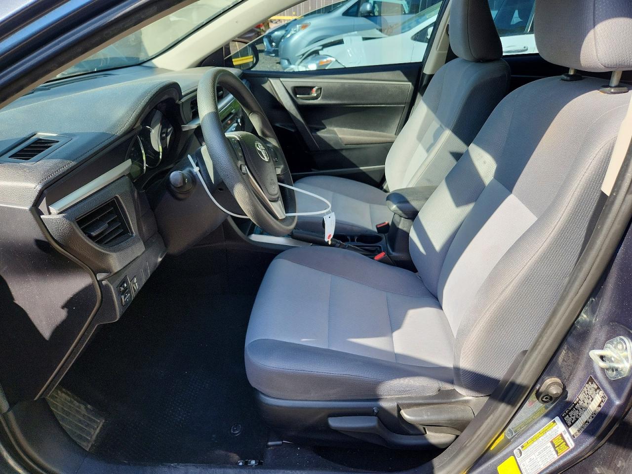 2015 Toyota Corolla L Blue vin: 2T1BURHE9FC349416