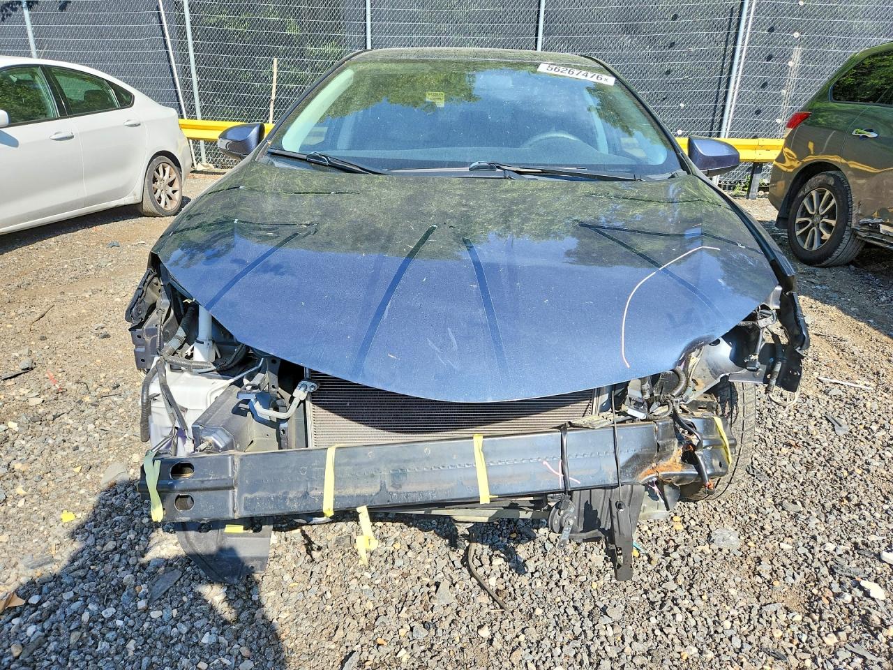 2015 Toyota Corolla L Blue vin: 2T1BURHE9FC349416