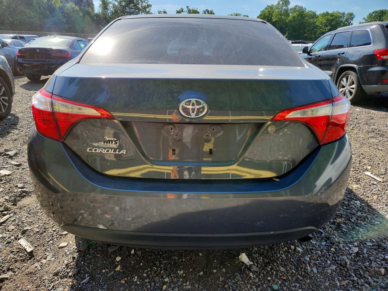 2015 Toyota Corolla L Blue vin: 2T1BURHE9FC349416