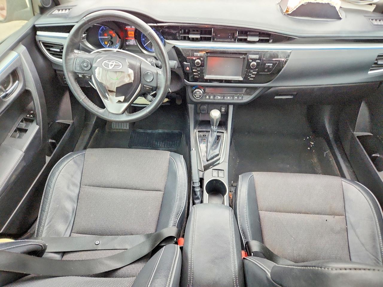 2015 Toyota Corolla S Red vin: 2T1BURHE9FC353174