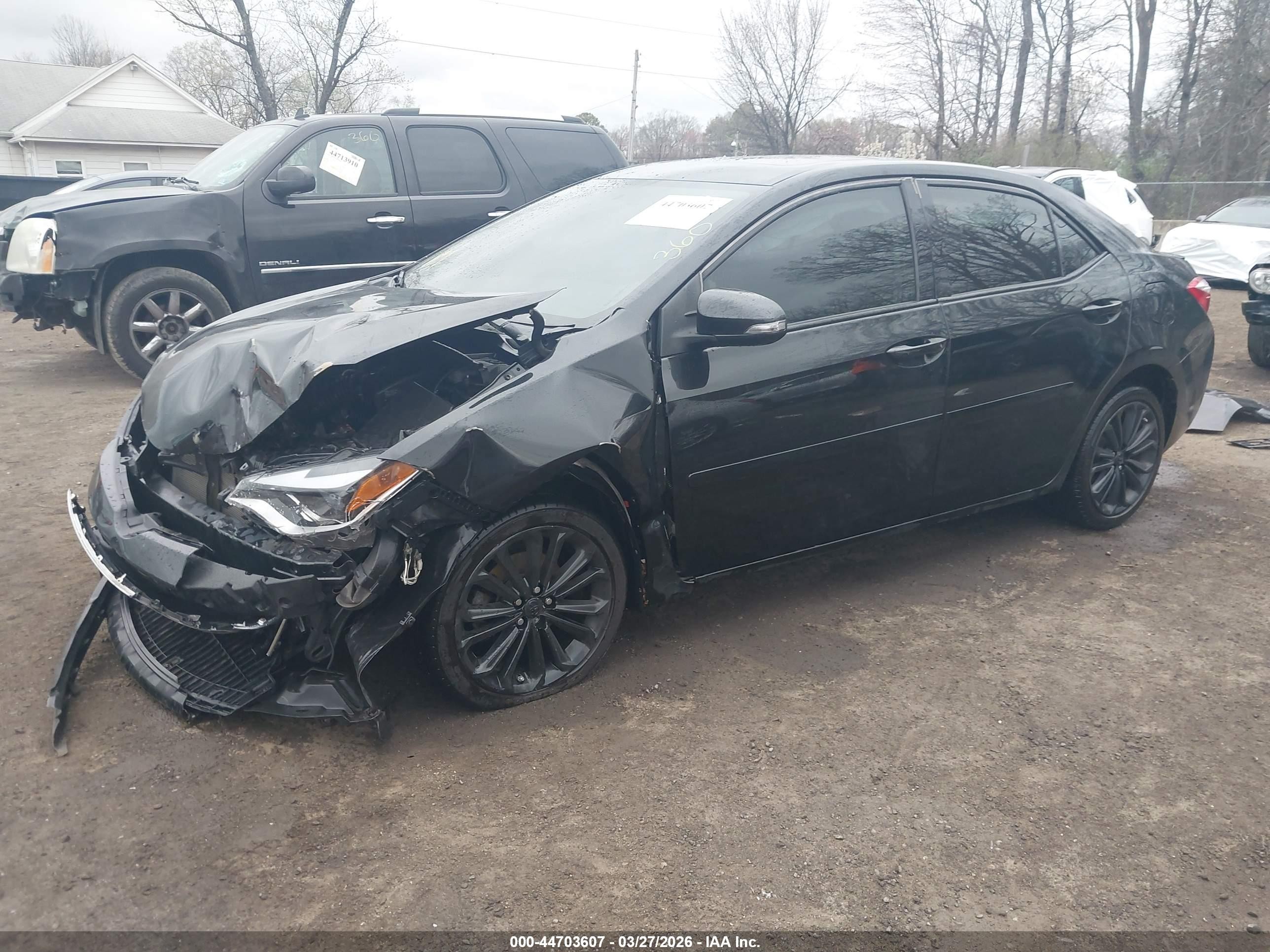 2015 Toyota Corolla S Plus Черный vin: 2T1BURHE9FC364112