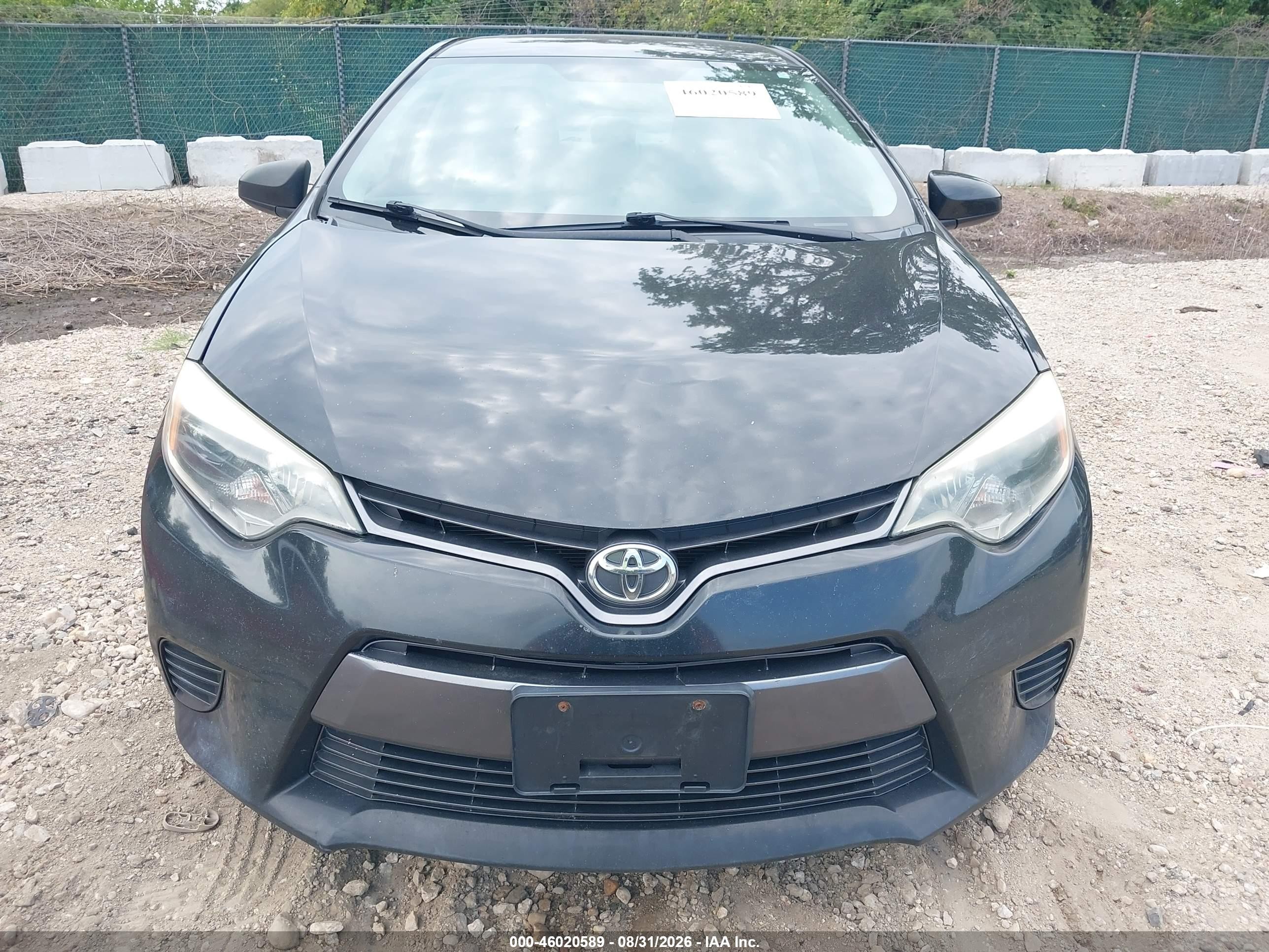 2015 Toyota Corolla Le Black vin: 2T1BURHE9FC380018