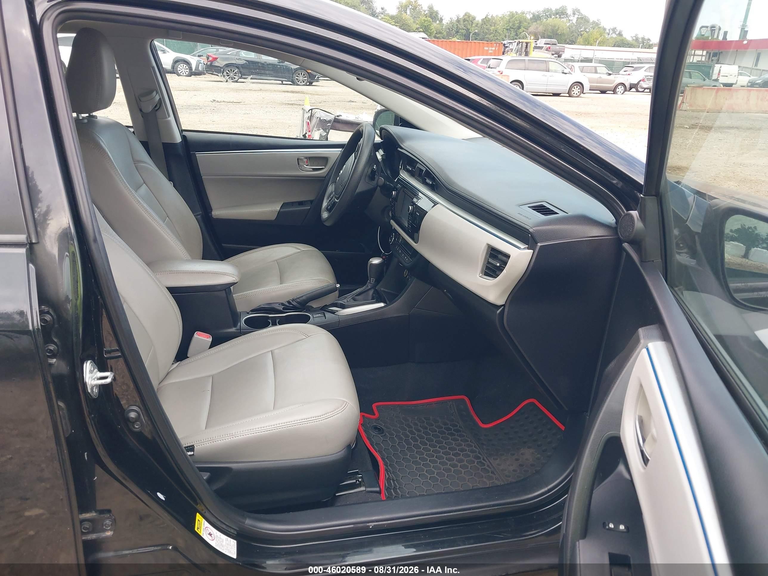 2015 Toyota Corolla Le Black vin: 2T1BURHE9FC380018