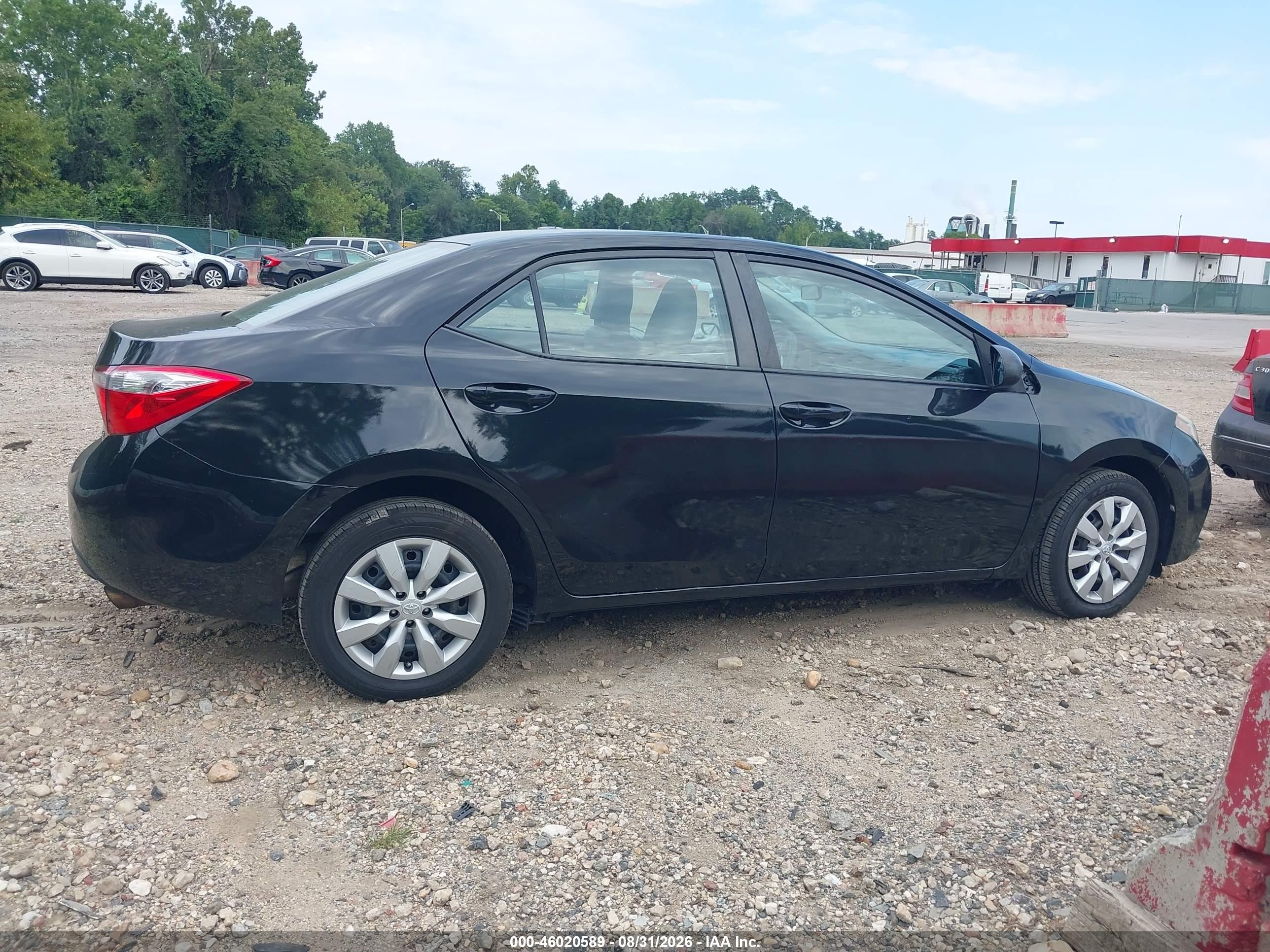 2015 Toyota Corolla Le Black vin: 2T1BURHE9FC380018
