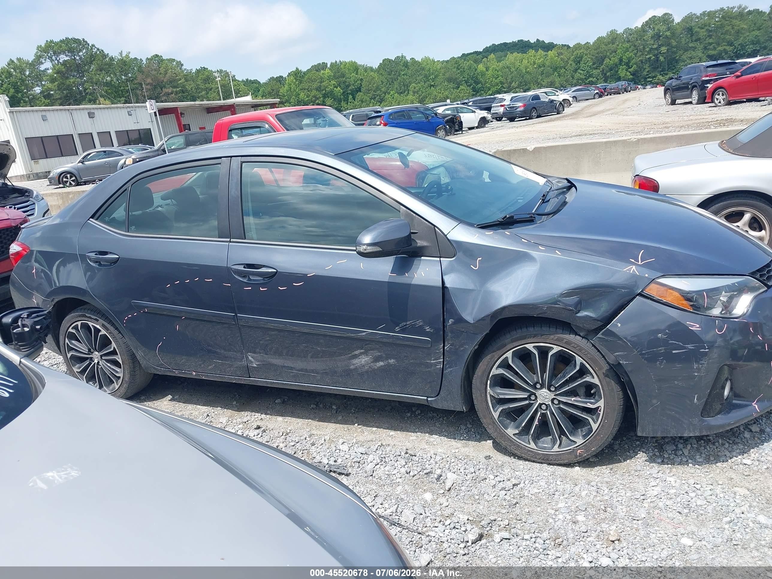 2015 Toyota Corolla S Premium Black vin: 2T1BURHE9FC384683