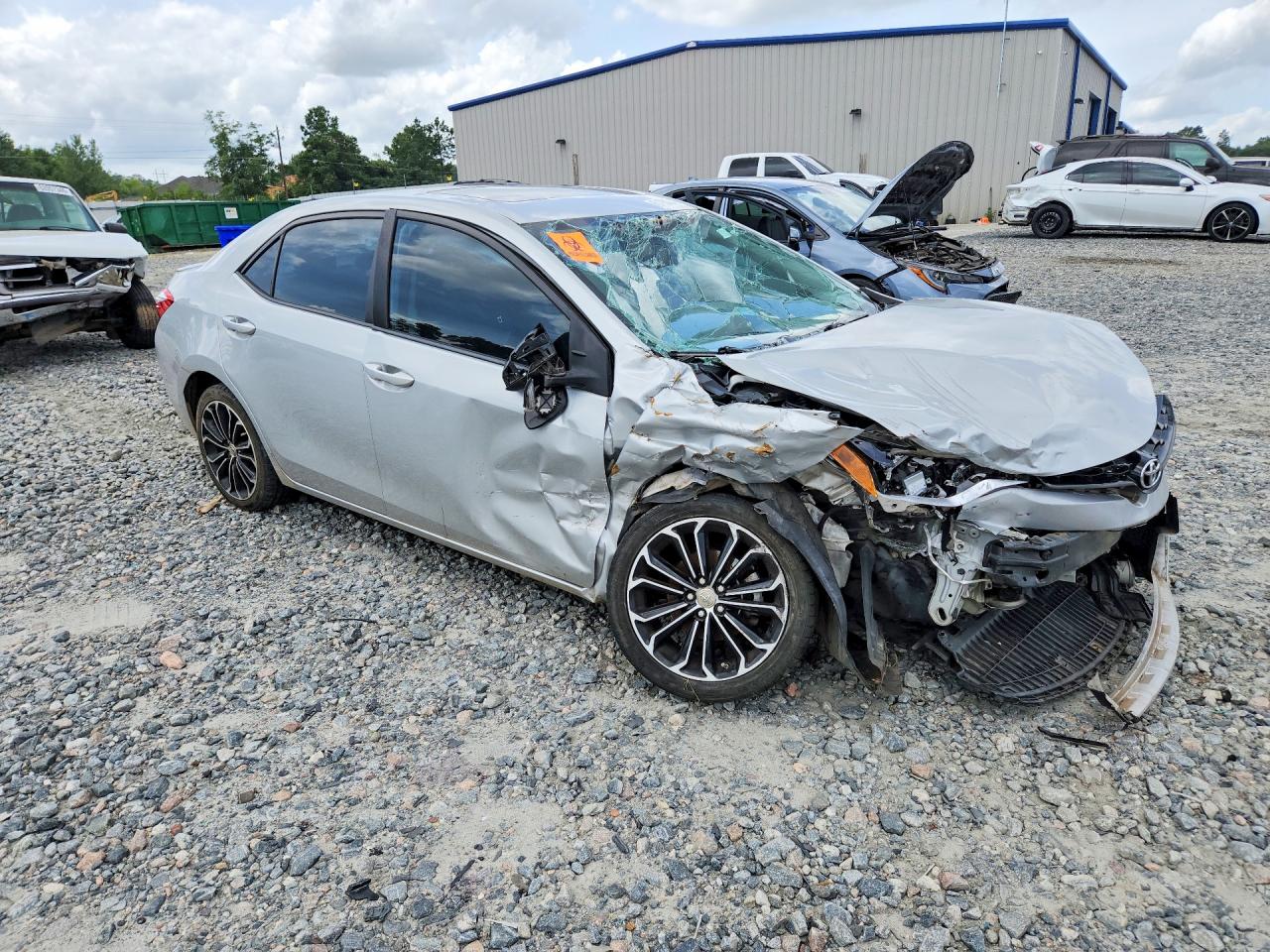 2015 Toyota Corolla S Premium Silver vin: 2T1BURHE9FC385901