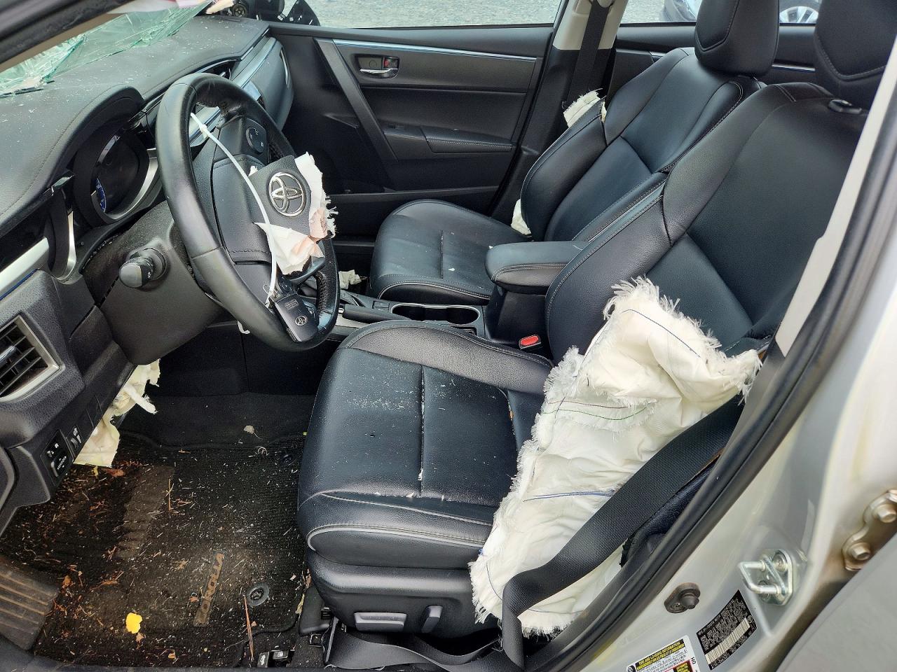 2015 Toyota Corolla S Premium Silver vin: 2T1BURHE9FC385901