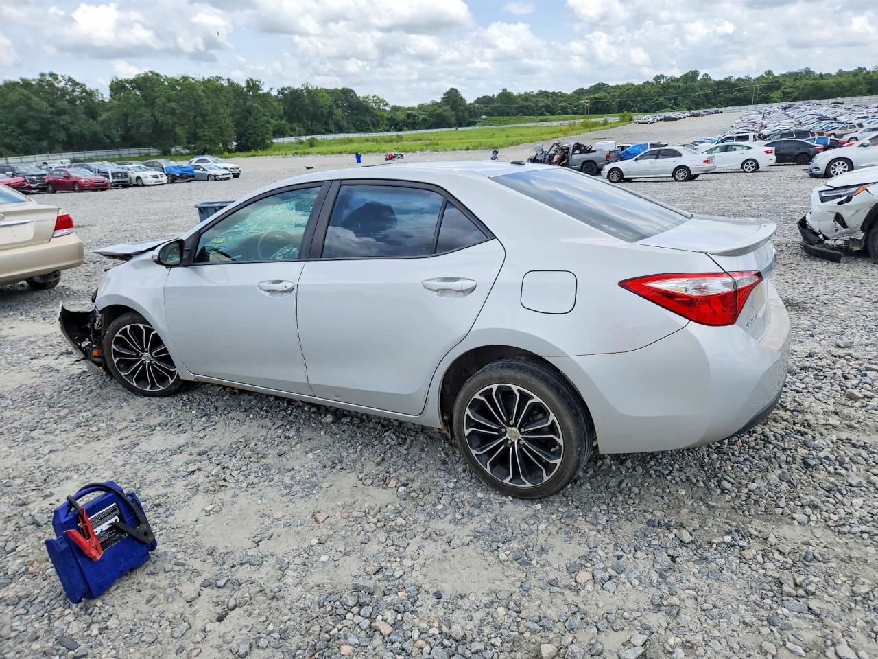 2015 Toyota Corolla S Premium Silver vin: 2T1BURHE9FC385901