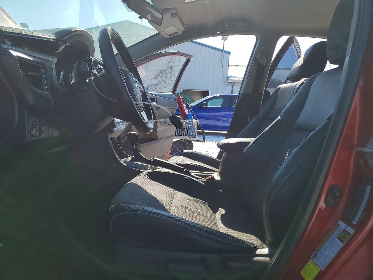 2015 Toyota Corolla L Red vin: 2T1BURHE9FC394114
