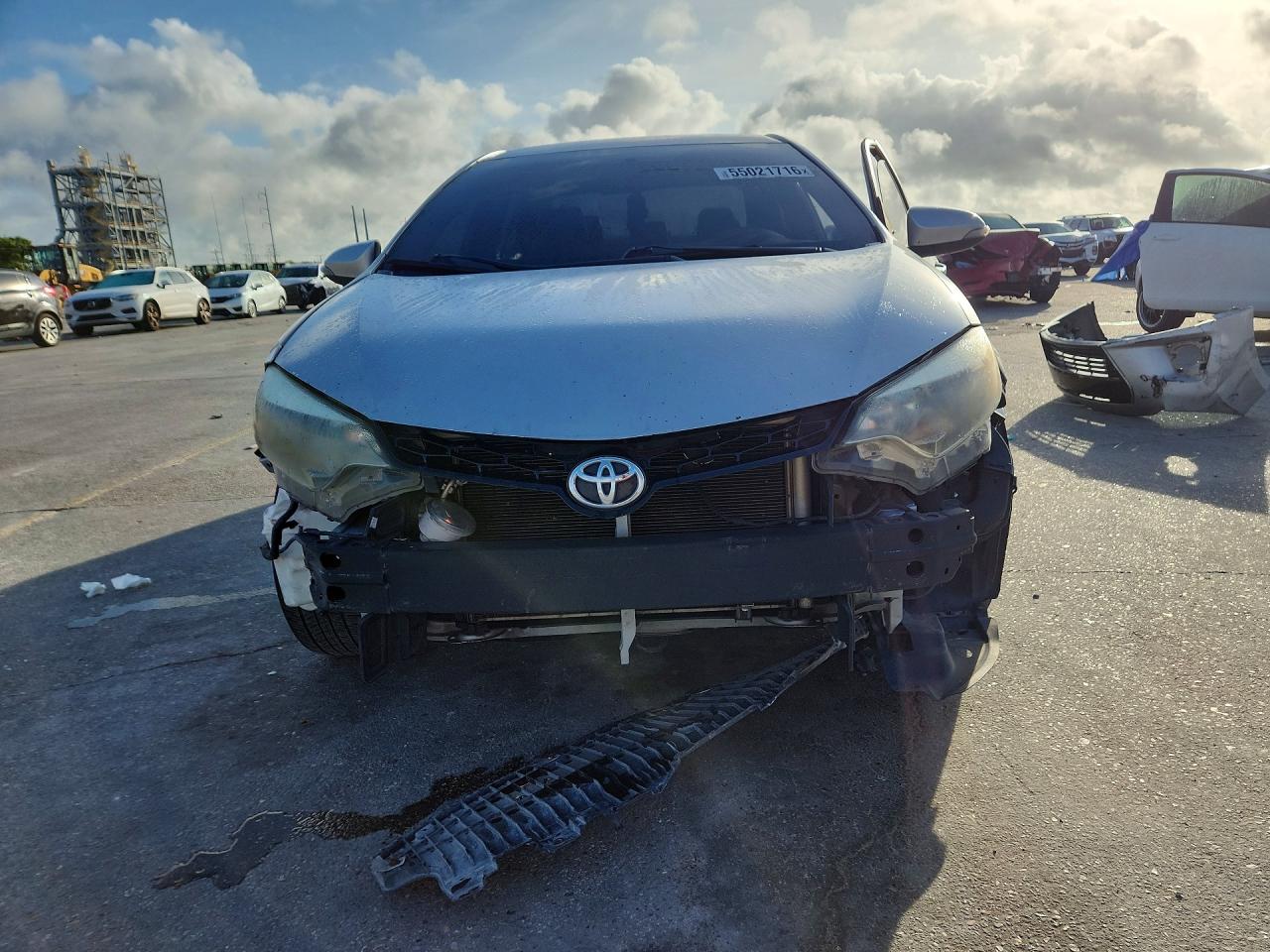 2015 Toyota Corolla S Silver vin: 2T1BURHE9FC397384