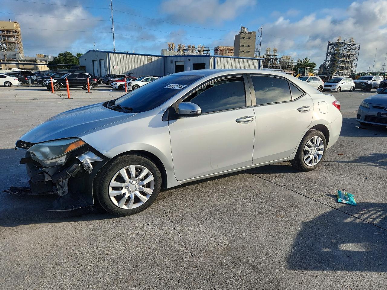 2015 Toyota Corolla S Silver vin: 2T1BURHE9FC397384