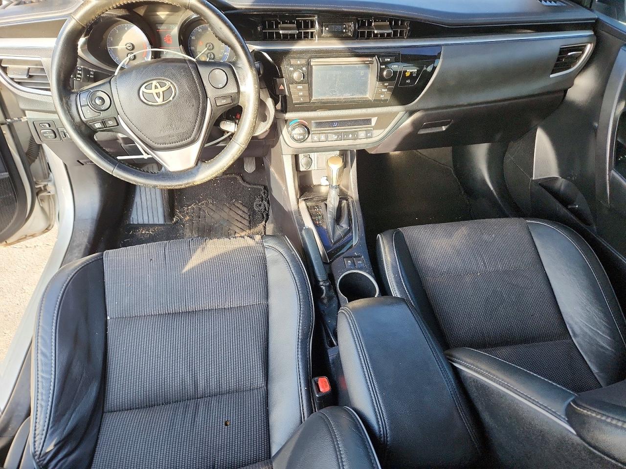 2015 Toyota Corolla S Silver vin: 2T1BURHE9FC397384