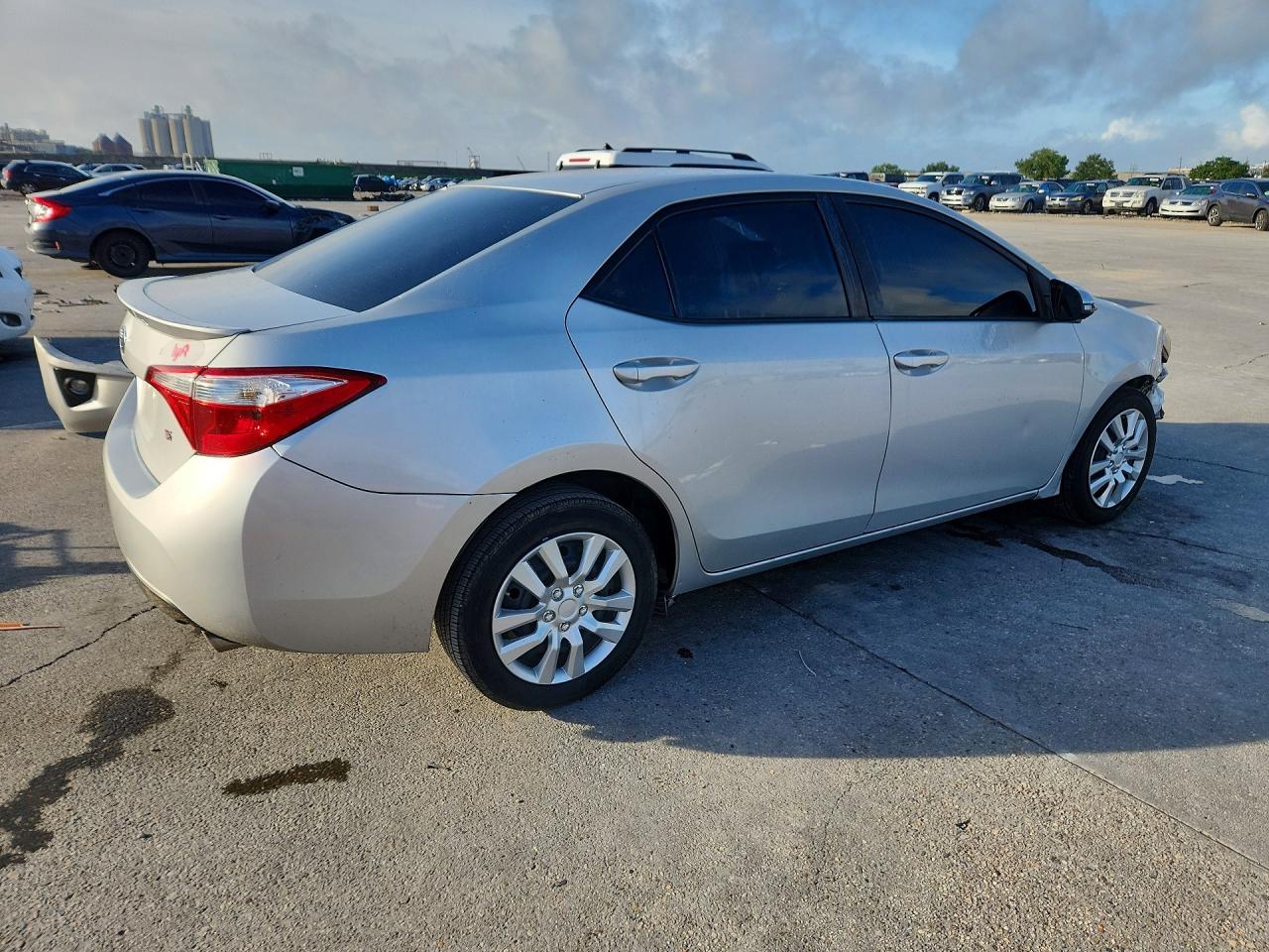 2015 Toyota Corolla S Silver vin: 2T1BURHE9FC397384