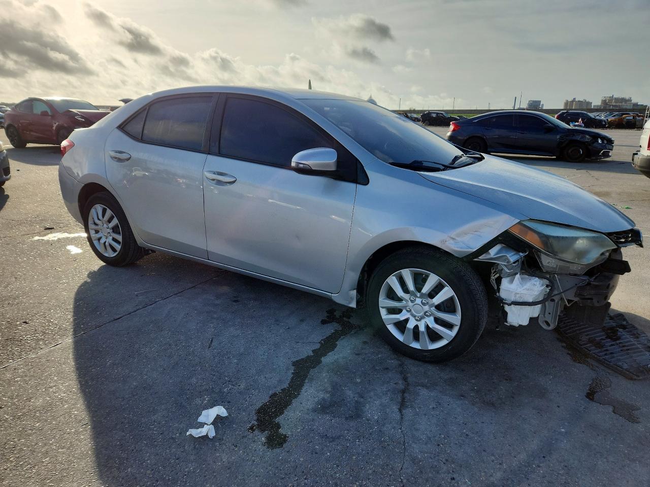 2015 Toyota Corolla S Silver vin: 2T1BURHE9FC397384