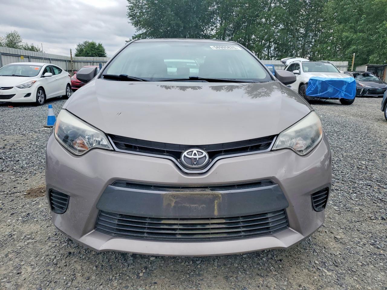 2015 Toyota Corolla Le Серый vin: 2T1BURHE9FC403460
