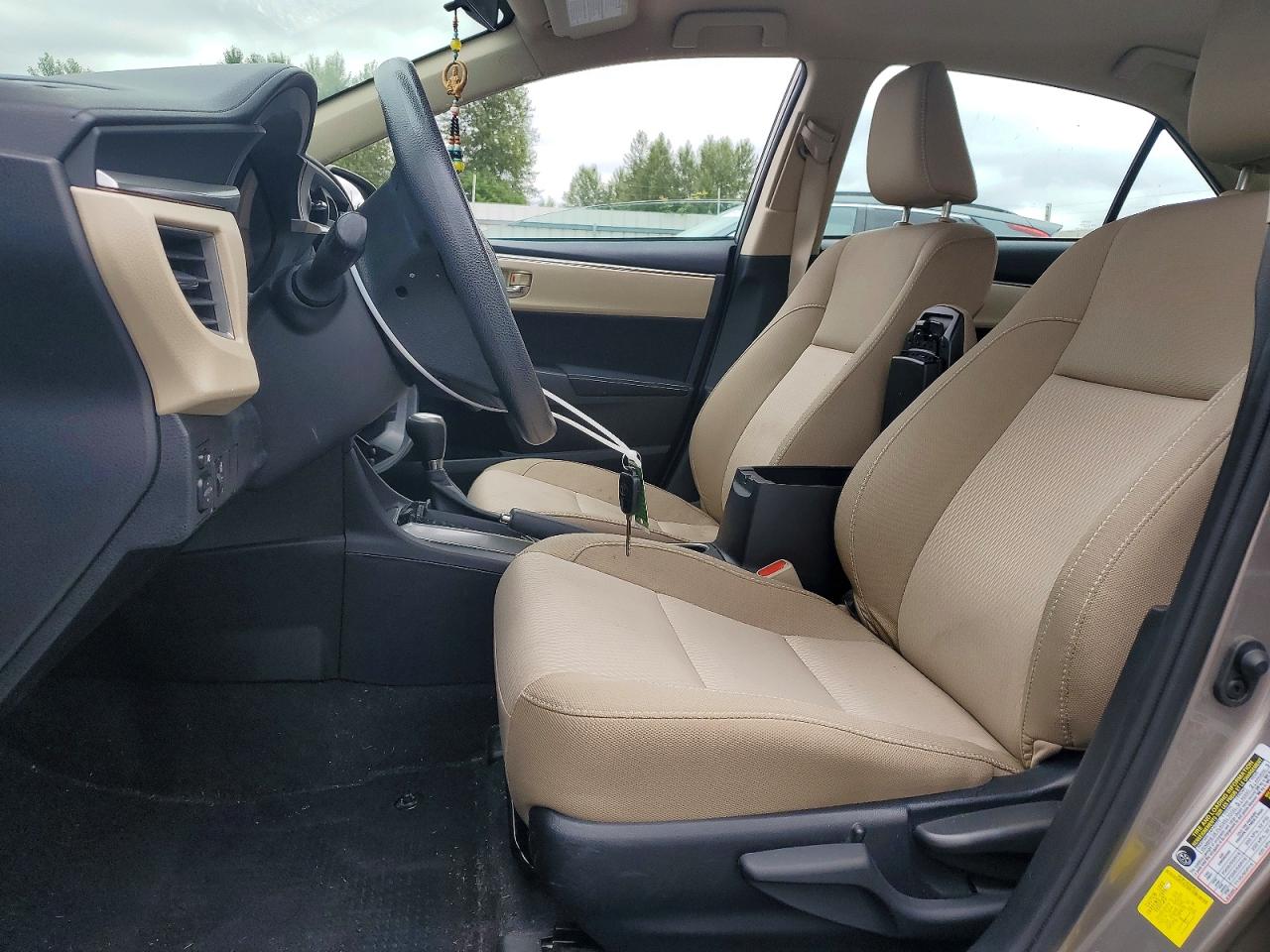 2015 Toyota Corolla Le Серый vin: 2T1BURHE9FC403460