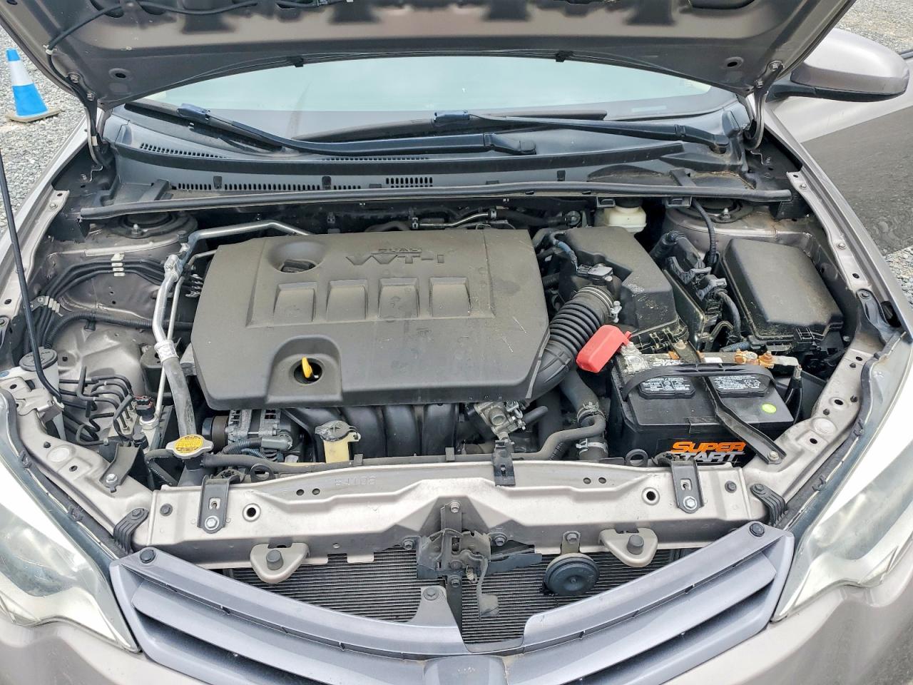 2015 Toyota Corolla Le Серый vin: 2T1BURHE9FC403460