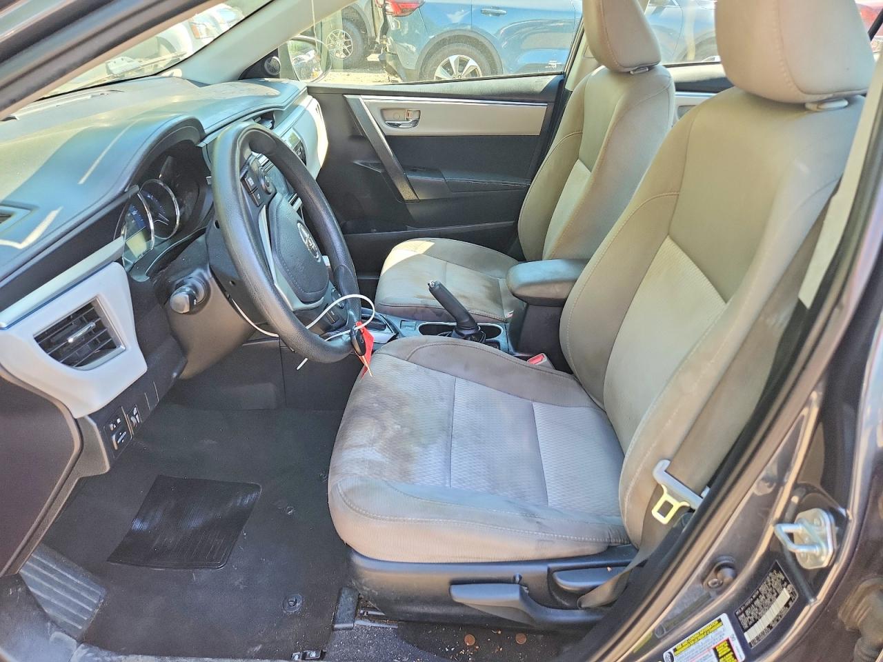 2015 Toyota Corolla Le Gray vin: 2T1BURHE9FC403569