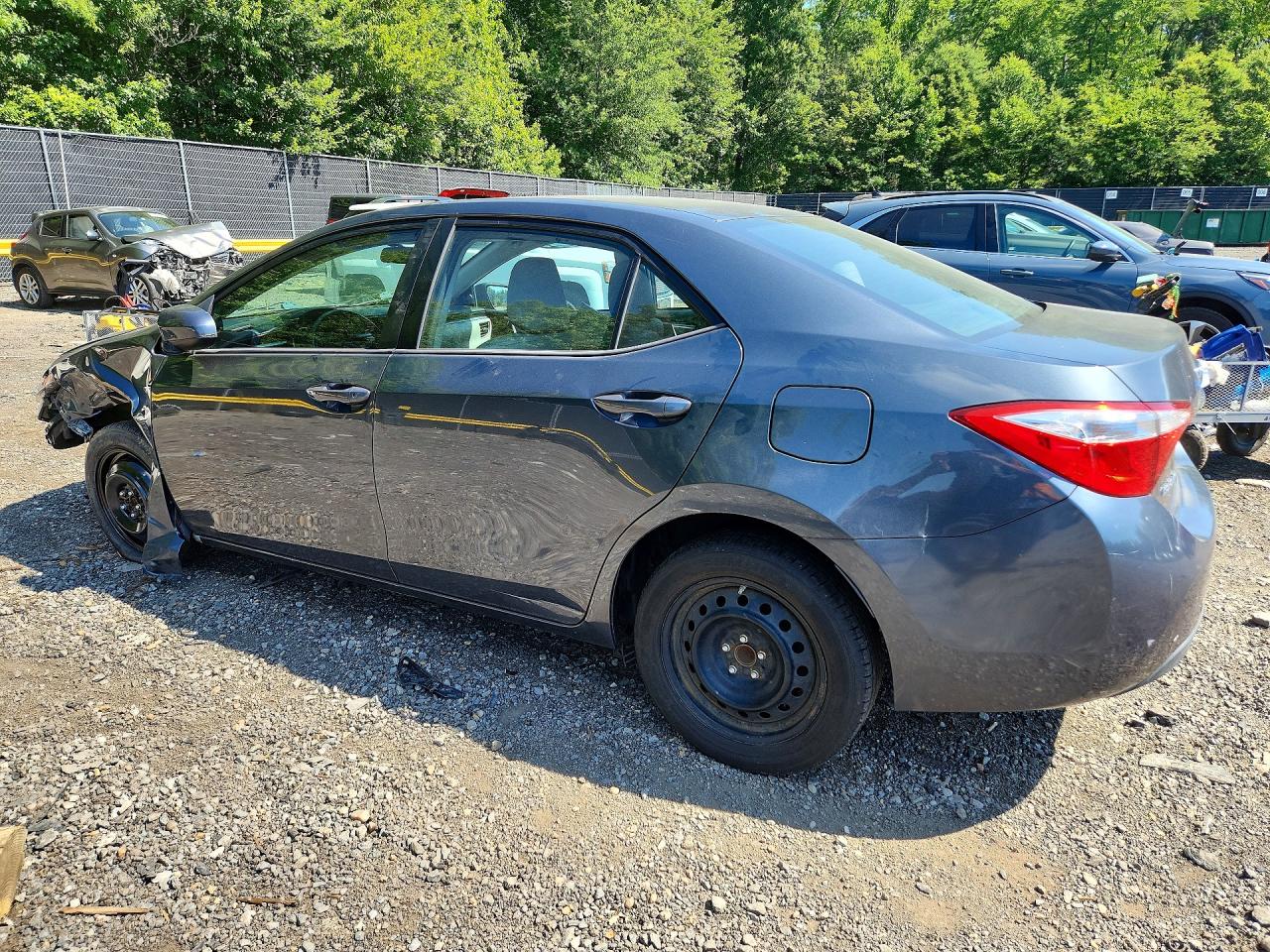 2015 Toyota Corolla Le Gray vin: 2T1BURHE9FC403569