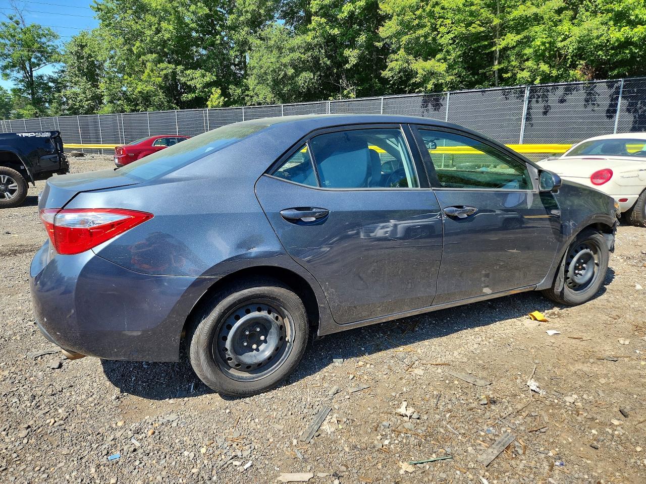 2015 Toyota Corolla Le Gray vin: 2T1BURHE9FC403569