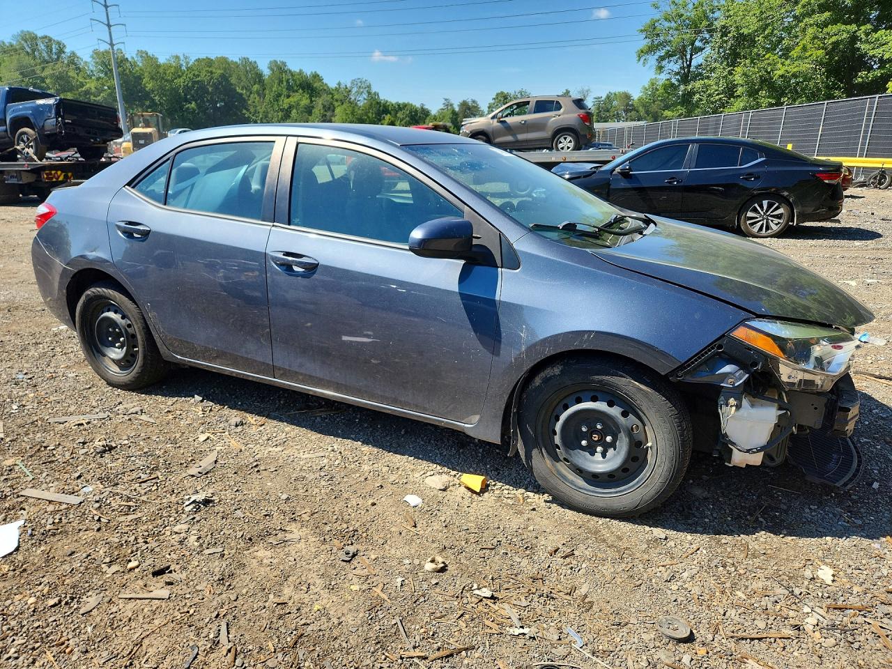 2015 Toyota Corolla Le Gray vin: 2T1BURHE9FC403569