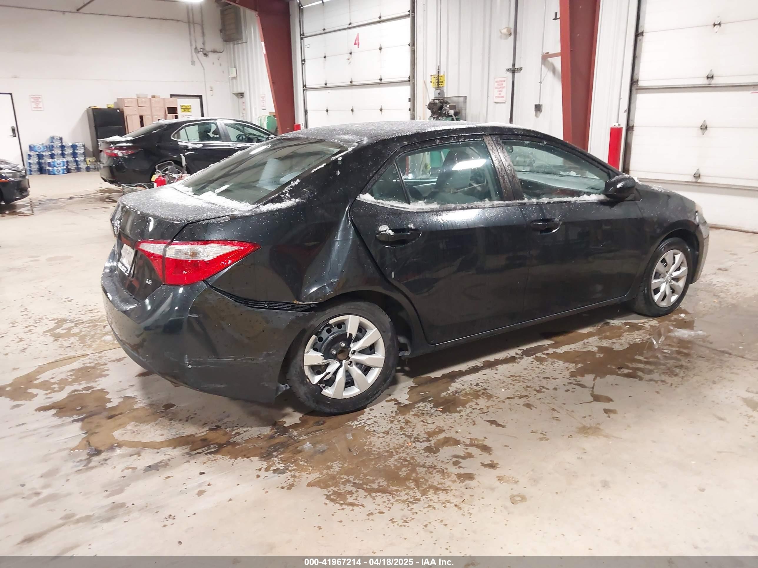 2015 Toyota Corolla Le Black vin: 2T1BURHE9FC415480
