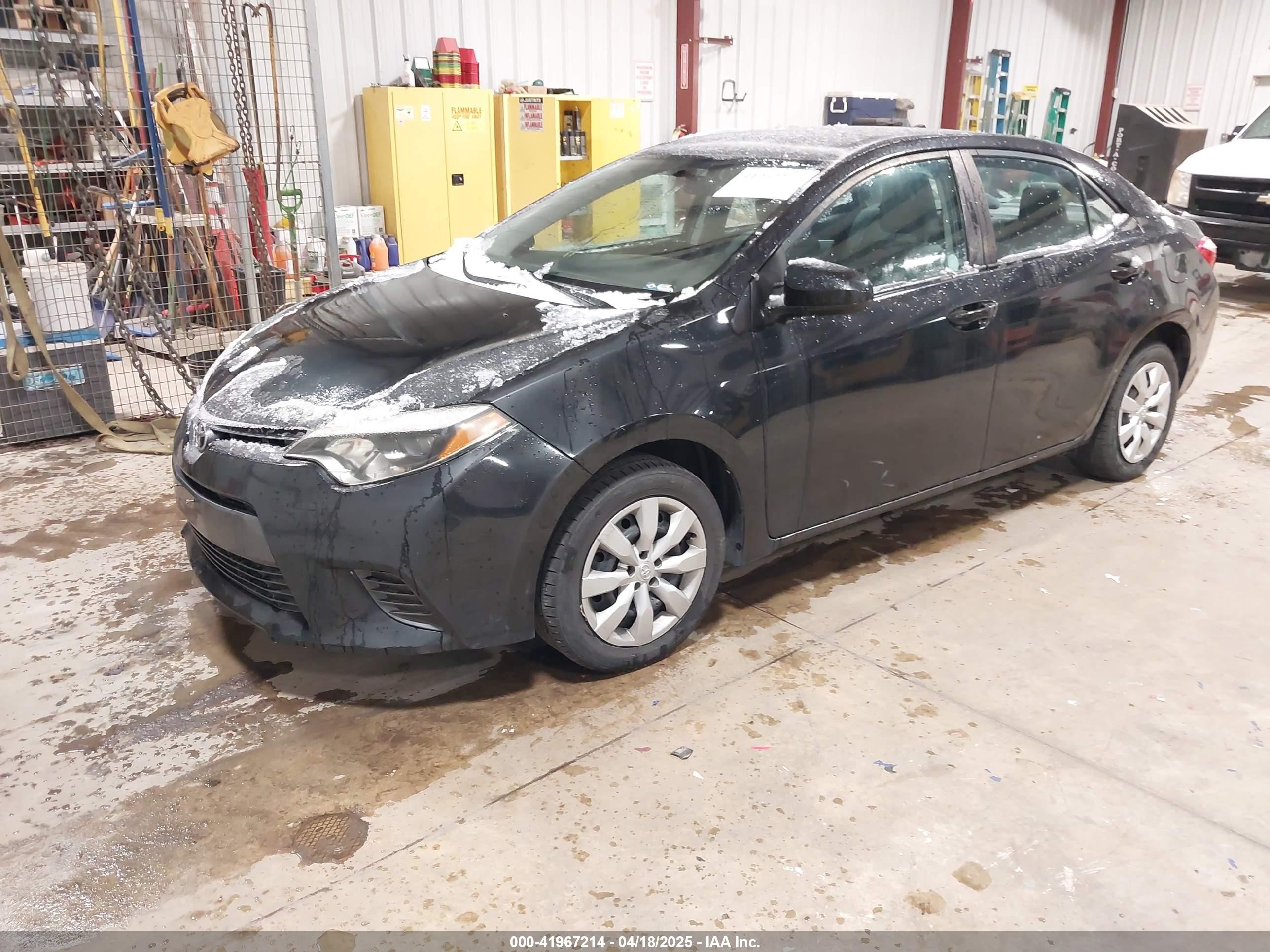2015 Toyota Corolla Le Black vin: 2T1BURHE9FC415480