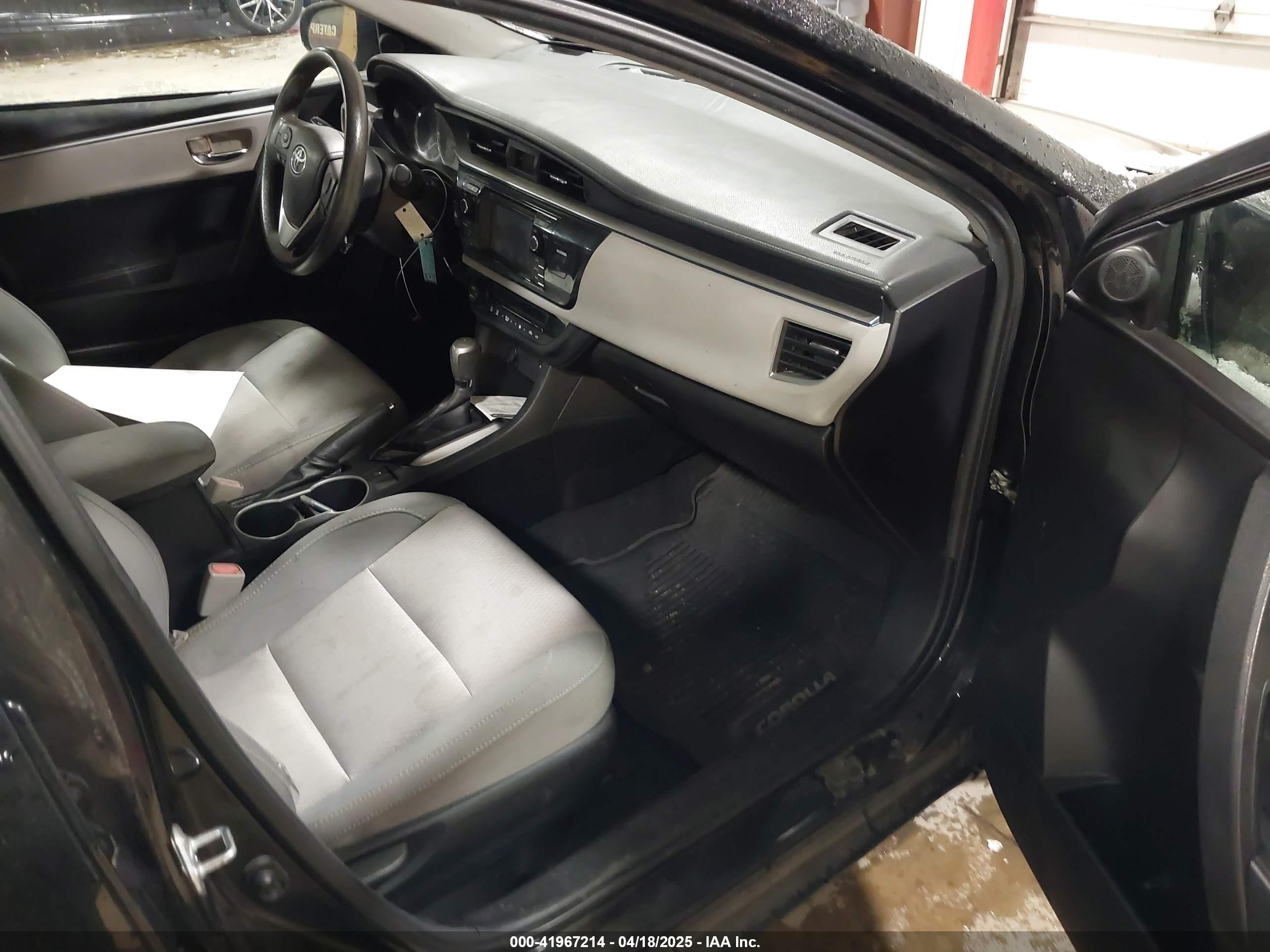 2015 Toyota Corolla Le Black vin: 2T1BURHE9FC415480