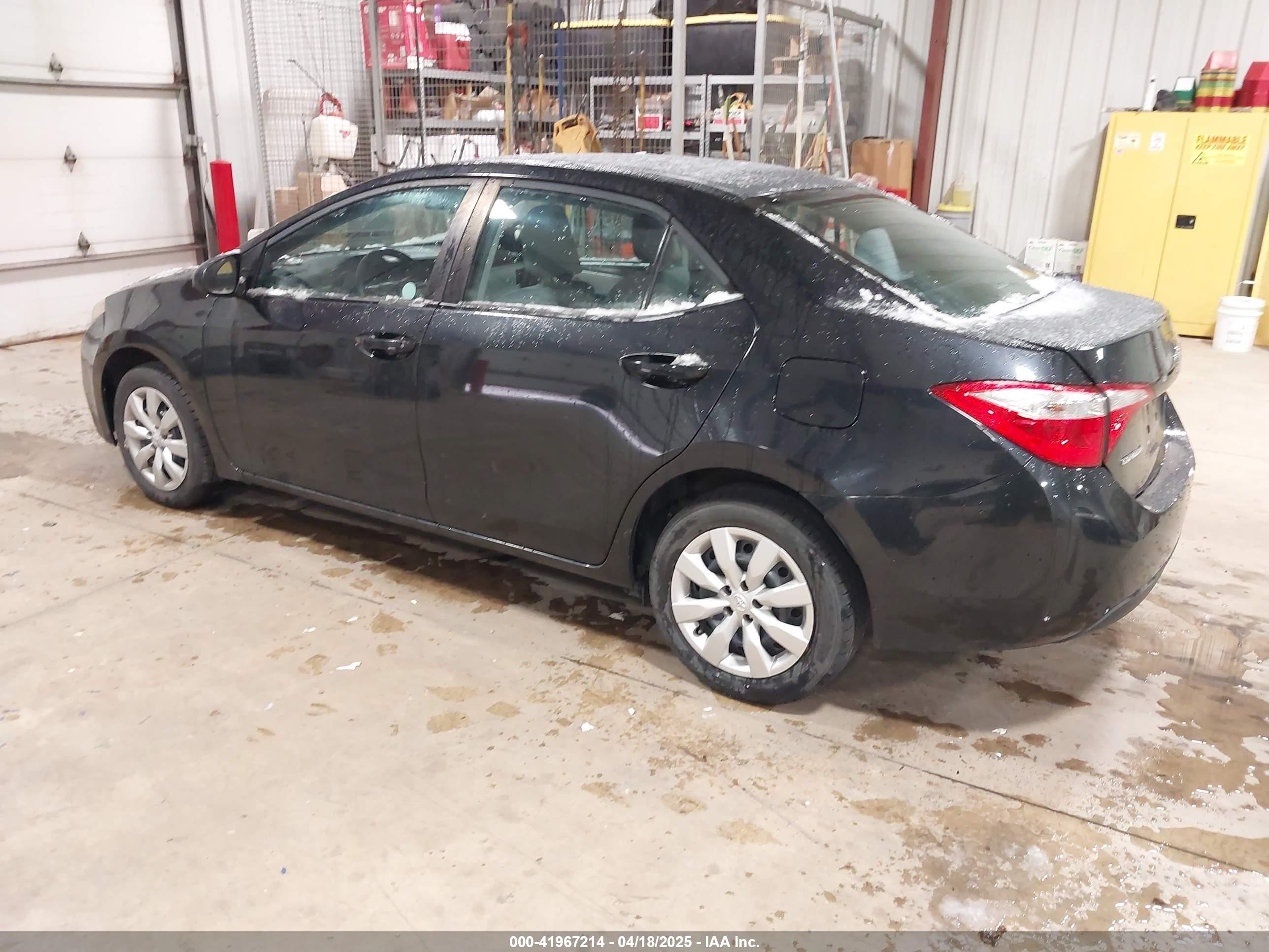 2015 Toyota Corolla Le Black vin: 2T1BURHE9FC415480