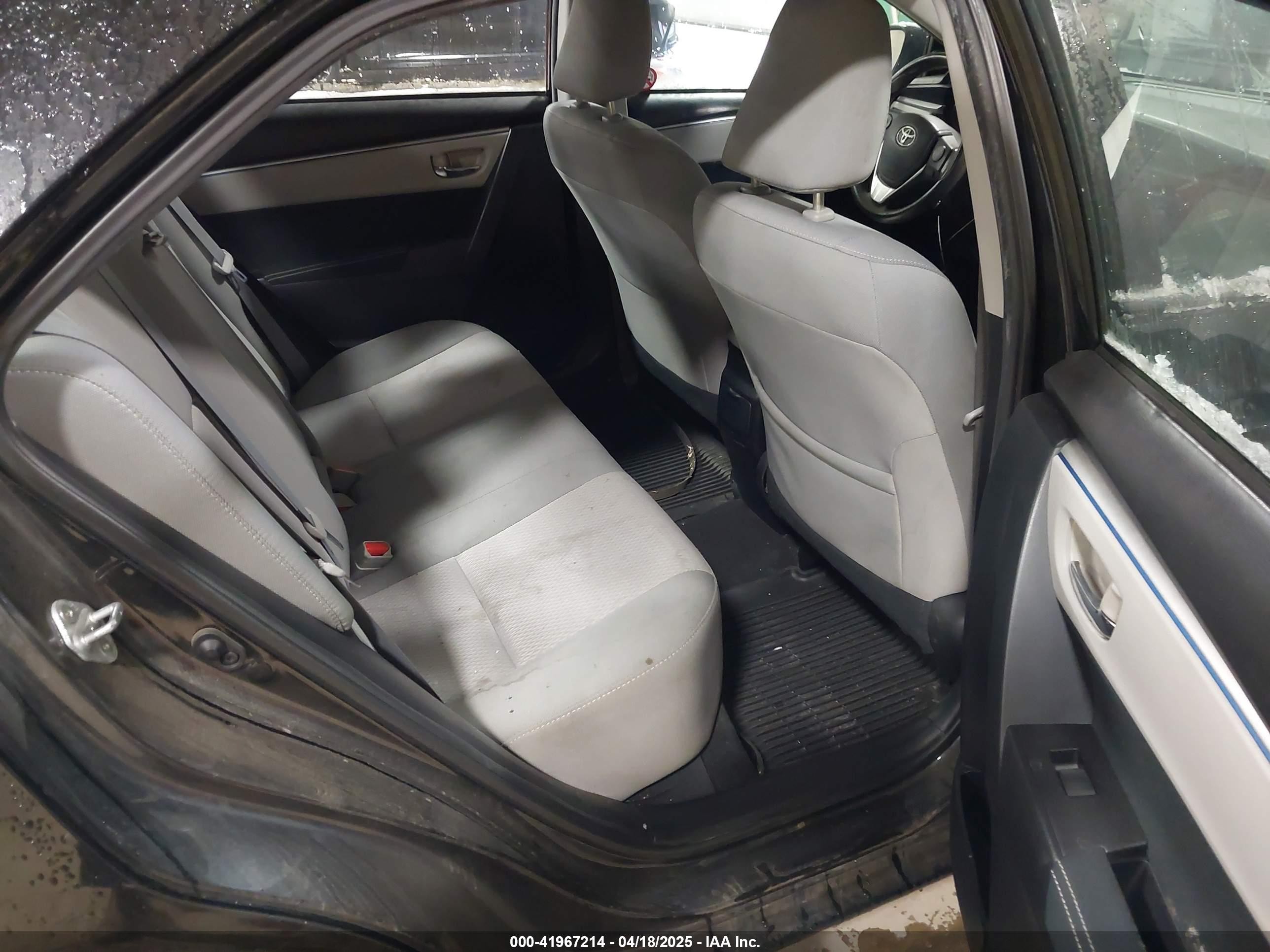 2015 Toyota Corolla Le Black vin: 2T1BURHE9FC415480