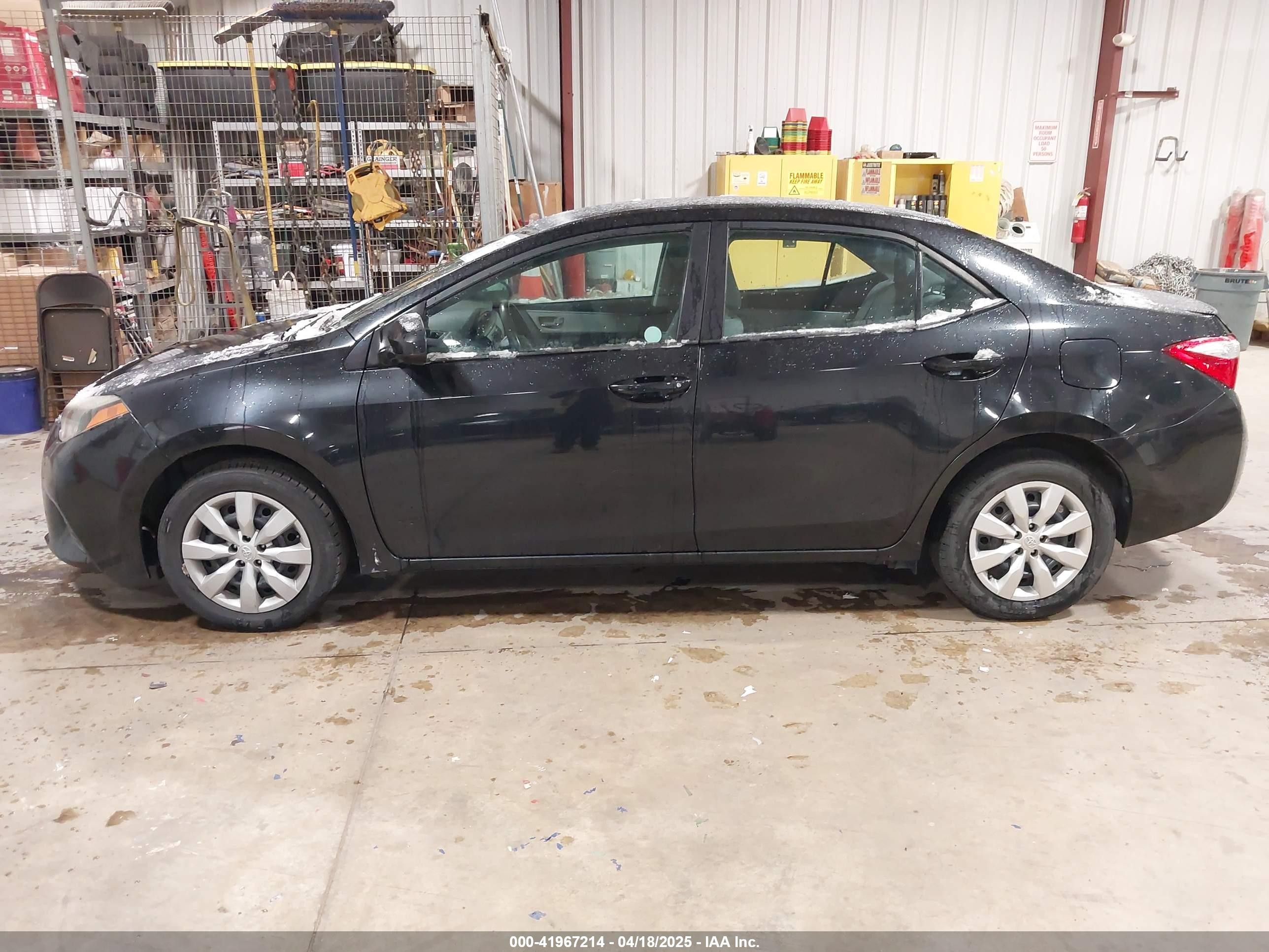 2015 Toyota Corolla Le Black vin: 2T1BURHE9FC415480