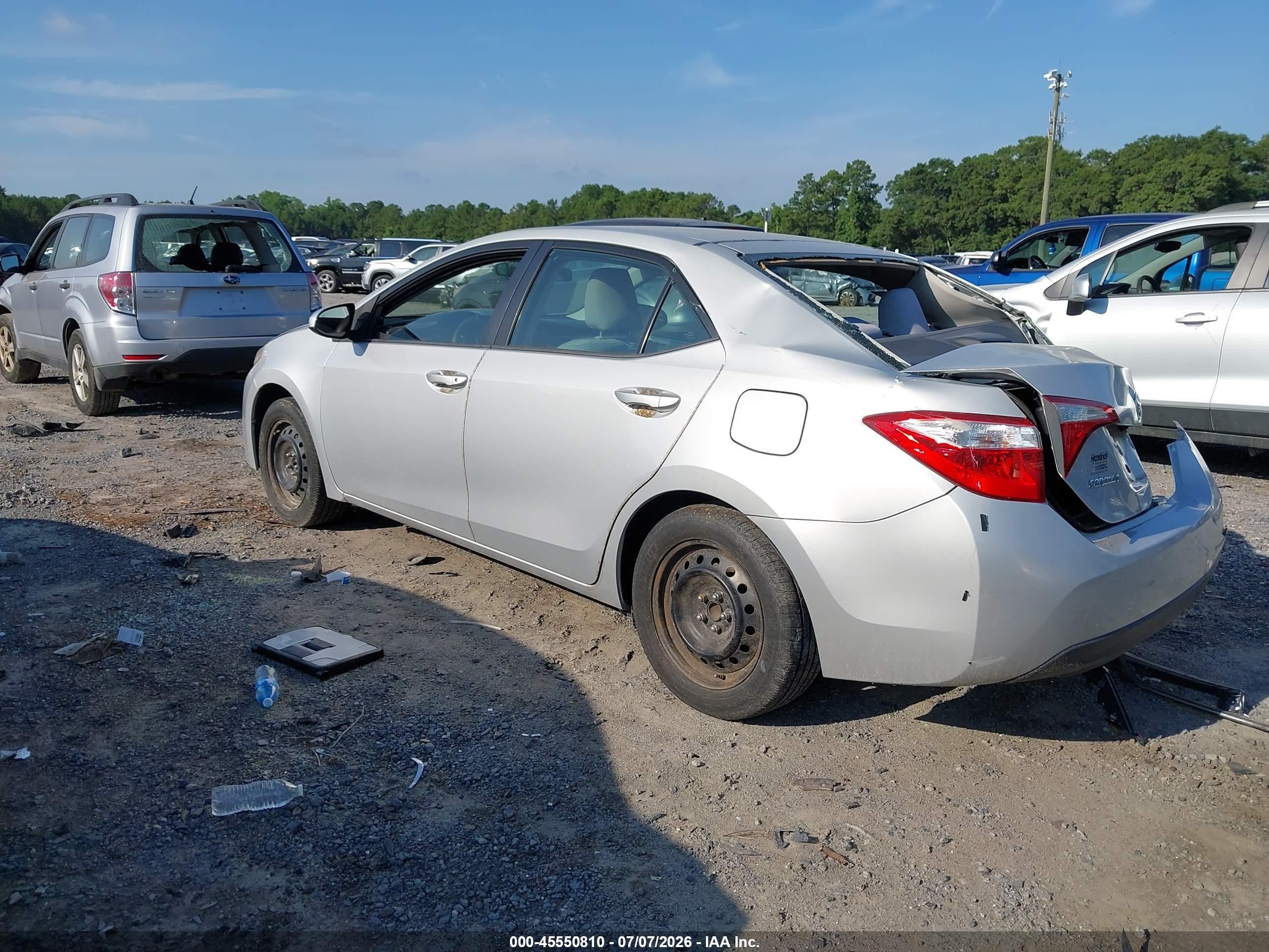 2015 Toyota Corolla Le vin: 2T1BURHE9FC419125