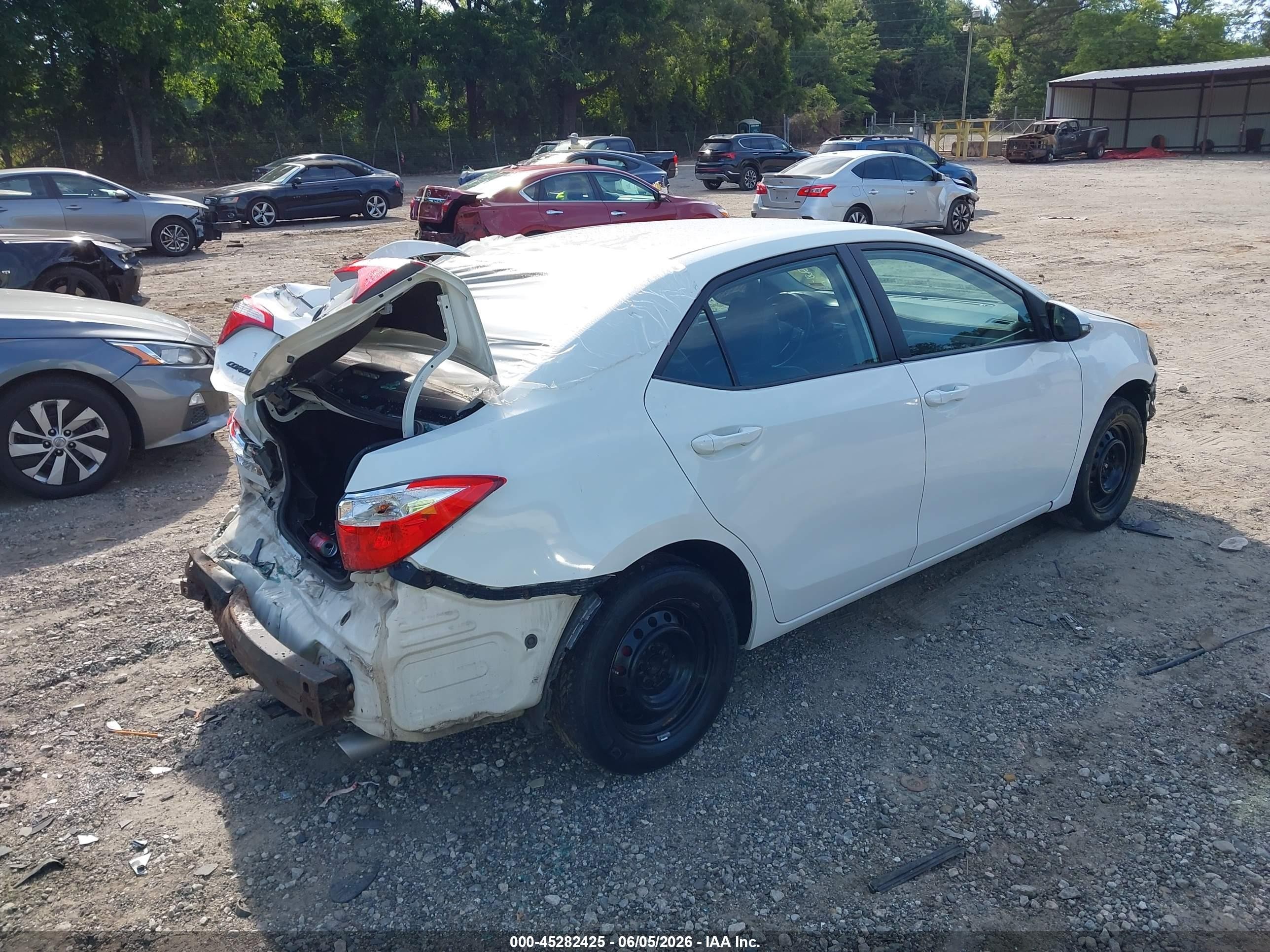 2015 Toyota Corolla S Plus White vin: 2T1BURHE9FC451895
