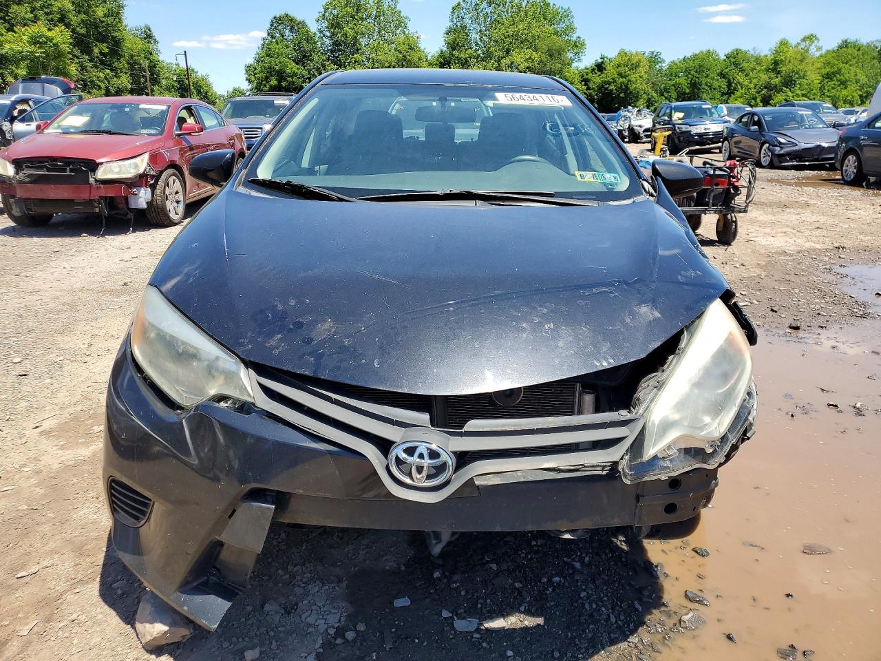 2015 Toyota Corolla Le Black vin: 2T1BURHE9FC454330