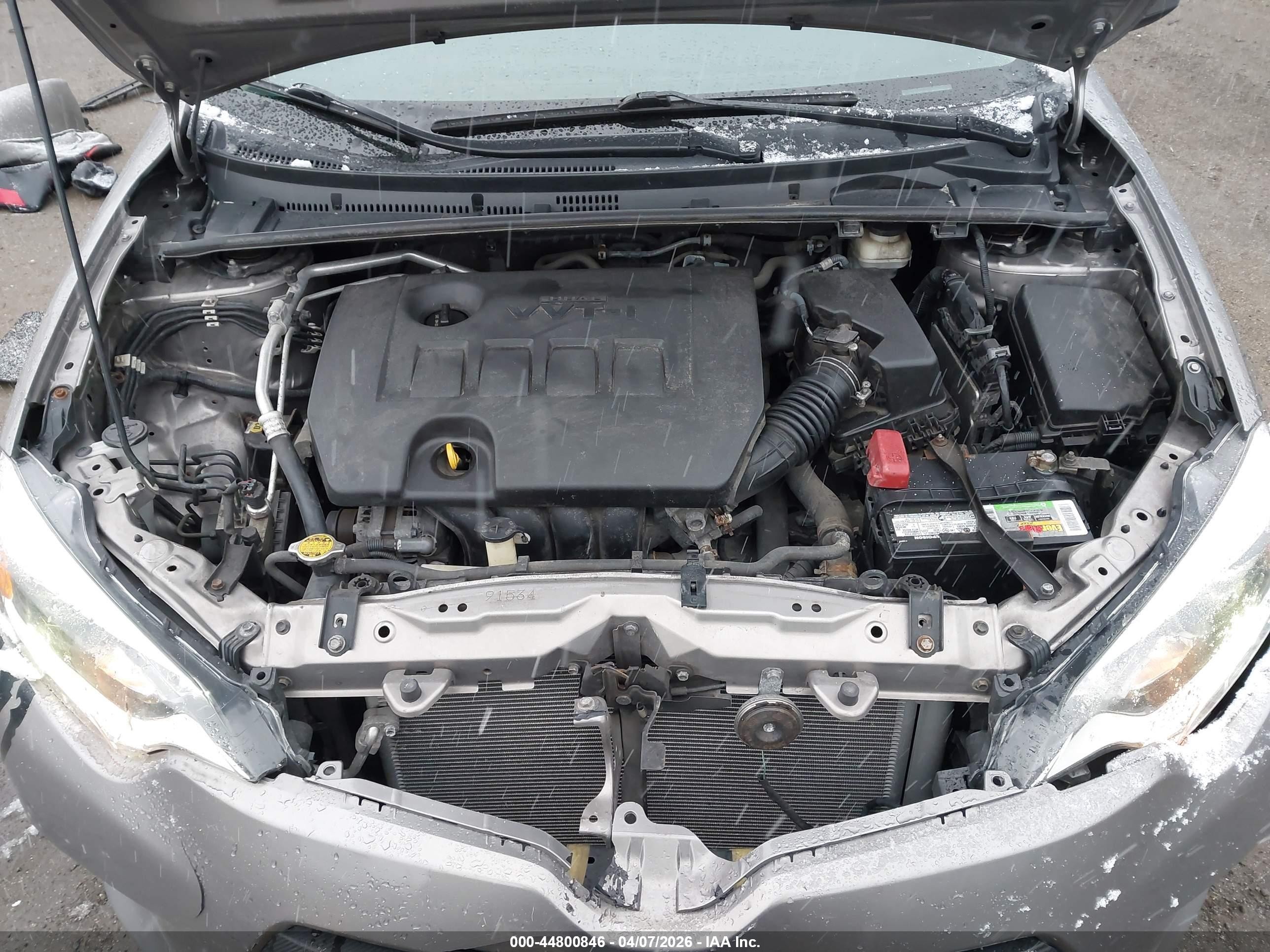2015 Toyota Corolla Le Gray vin: 2T1BURHE9FC460886