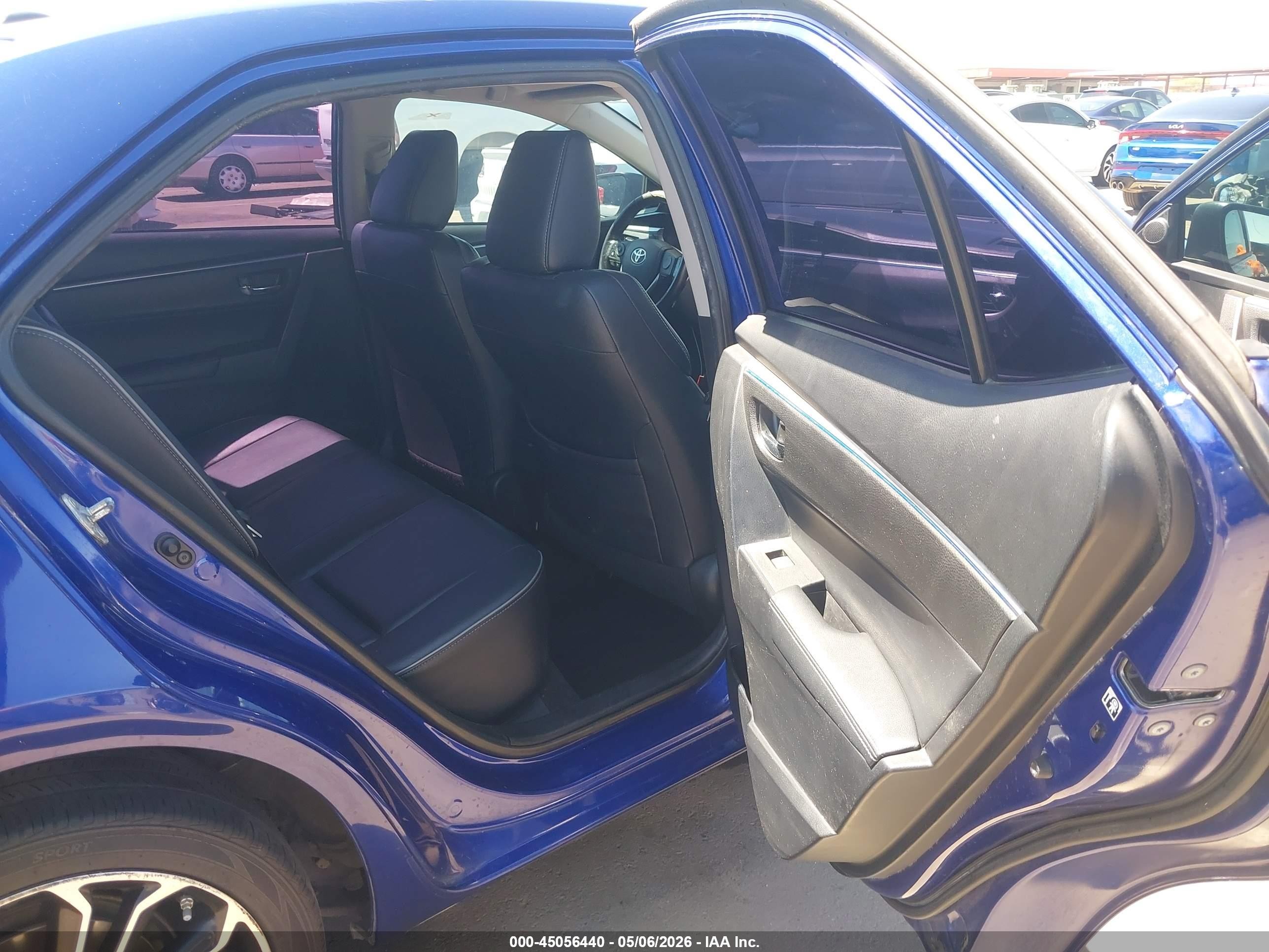 2015 Toyota Corolla S Premium Синий vin: 2T1BURHE9FC466235