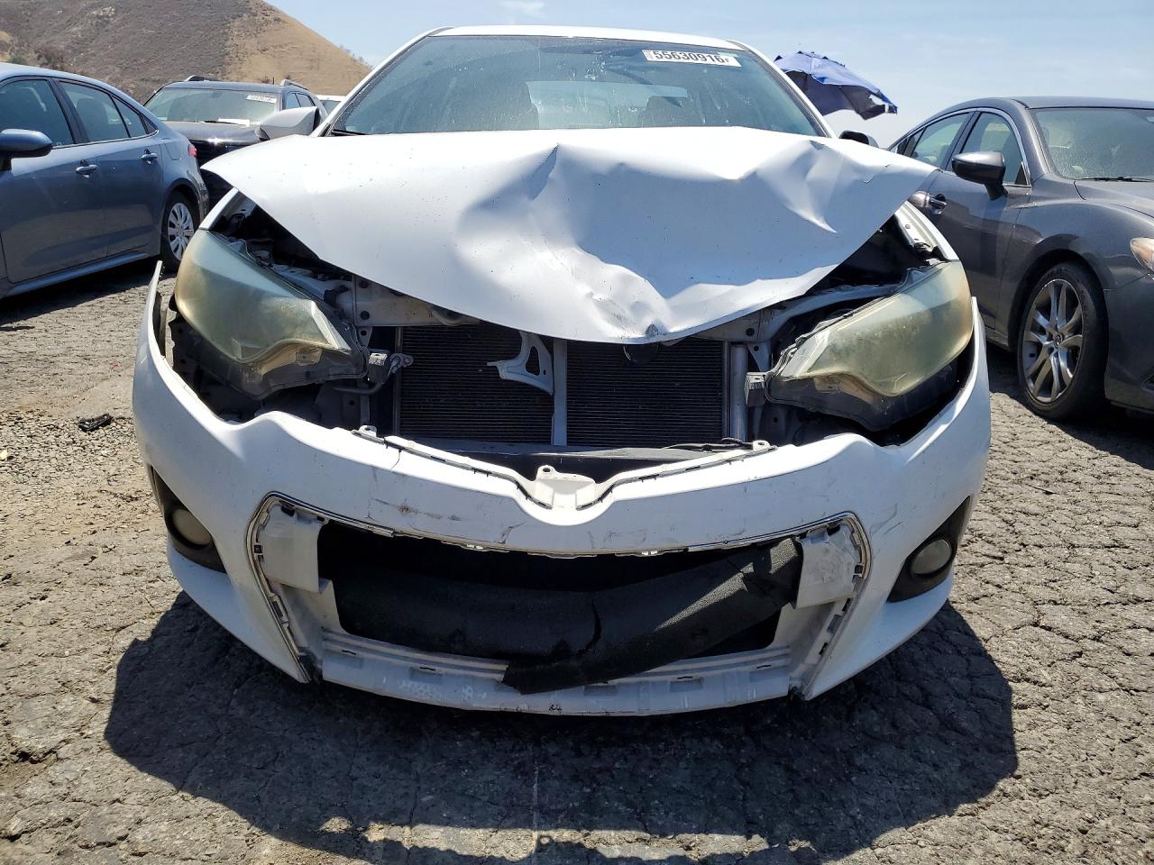2015 Toyota Corolla S Plus Белый vin: 2T1BURHE9FC469166