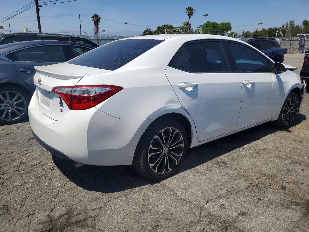 2015 Toyota Corolla S Plus Белый vin: 2T1BURHE9FC469166