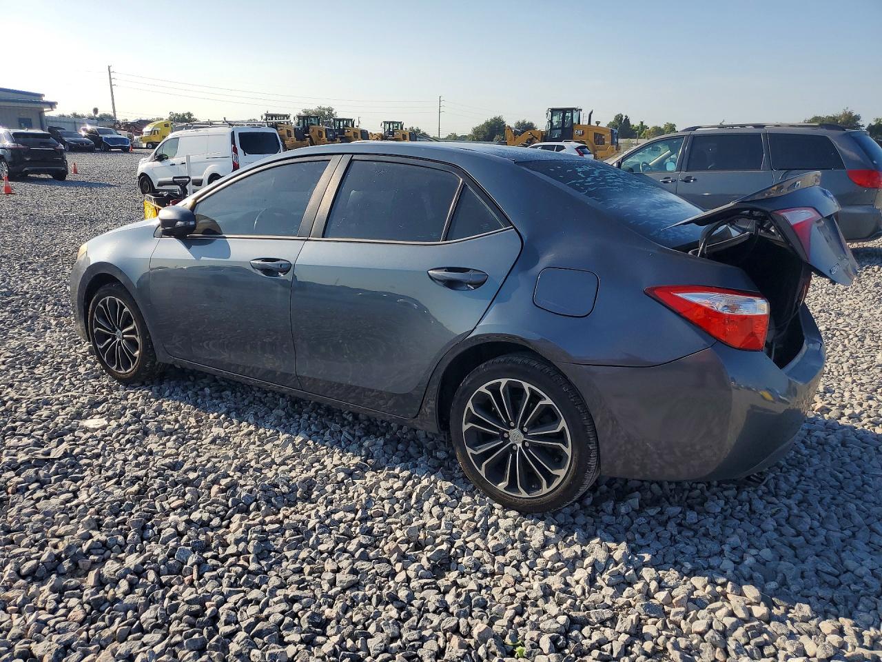 2015 Toyota Corolla S Plus Gray vin: 2T1BURHE9FC472441