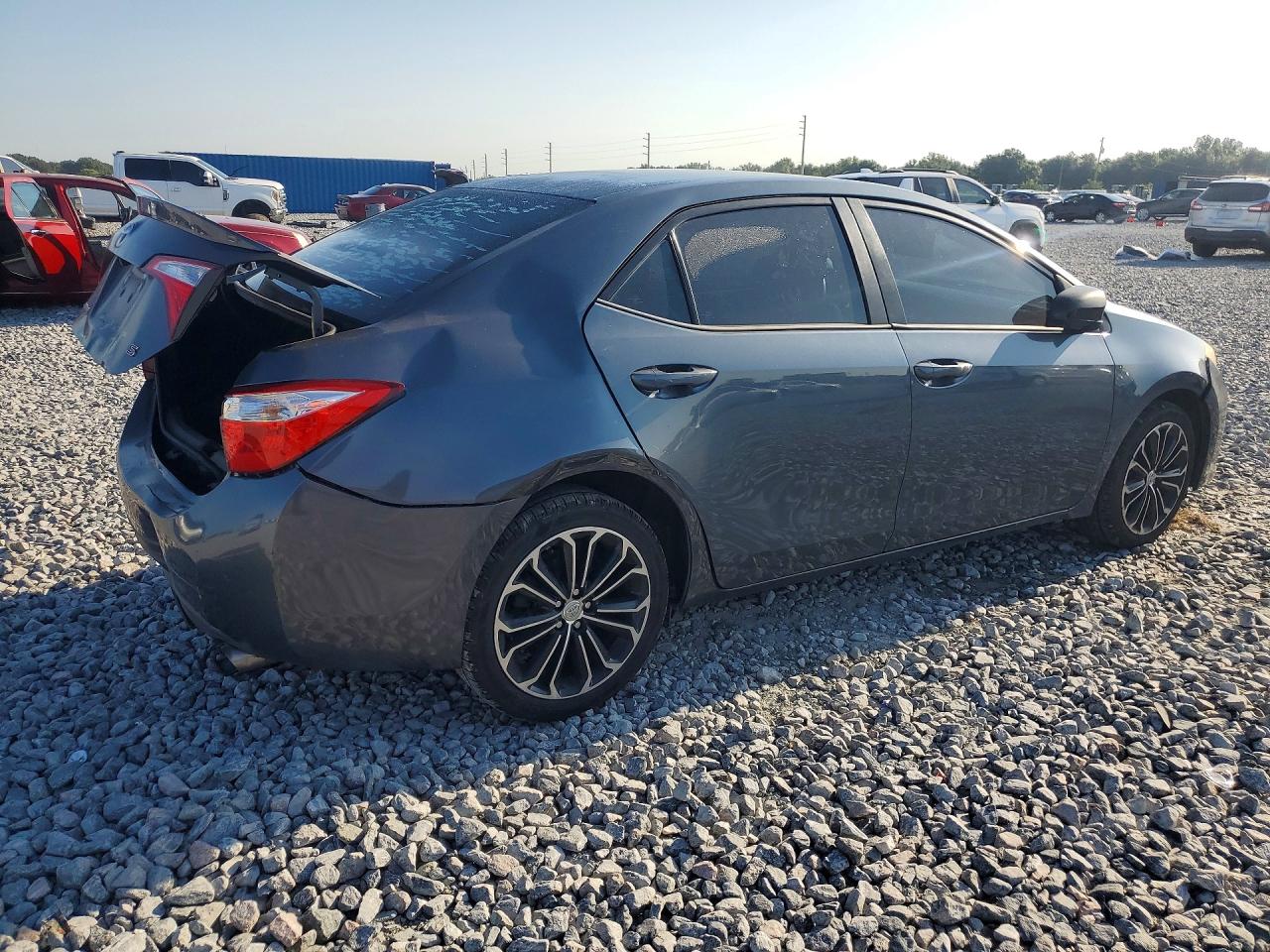 2015 Toyota Corolla S Plus Gray vin: 2T1BURHE9FC472441