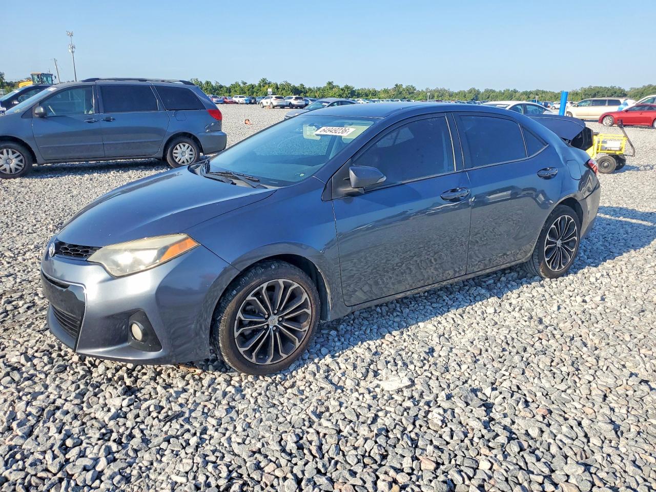 2015 Toyota Corolla S Plus Gray vin: 2T1BURHE9FC472441