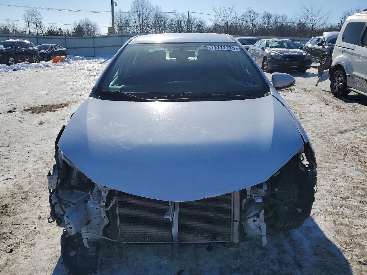 2015 Toyota Corolla L White vin: 2T1BURHE9FC473959