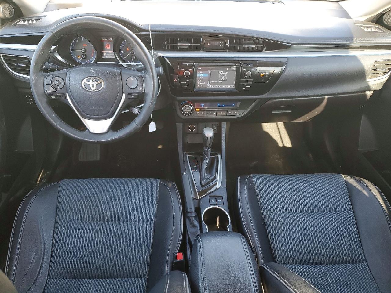 2015 Toyota Corolla L White vin: 2T1BURHE9FC473959
