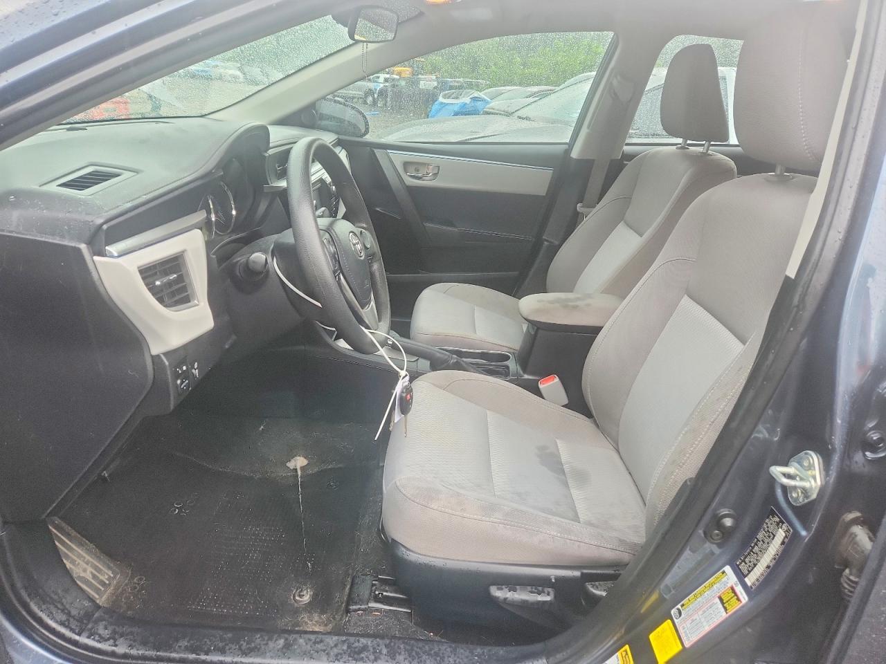 2015 Toyota Corolla Le Plus Gray vin: 2T1BURHE9FC478644