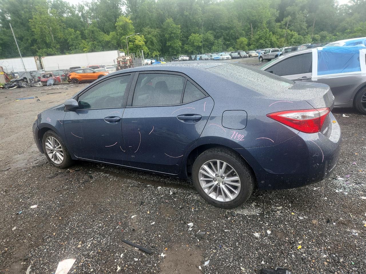 2015 Toyota Corolla Le Plus Gray vin: 2T1BURHE9FC478644