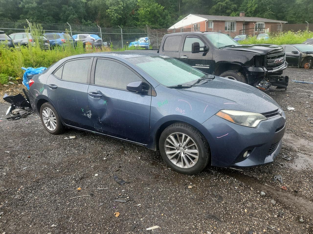 2015 Toyota Corolla Le Plus Gray vin: 2T1BURHE9FC478644