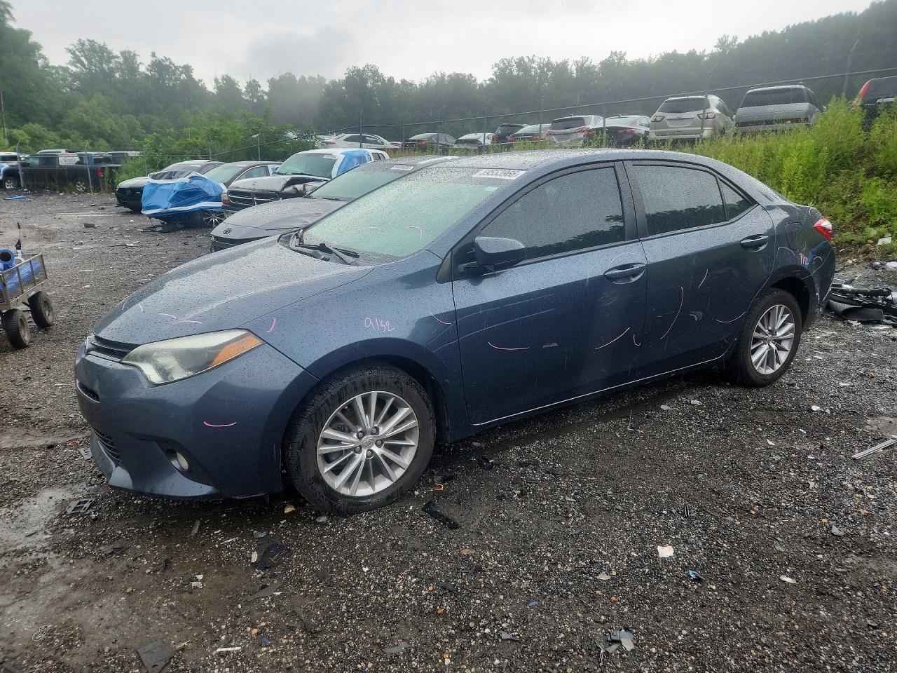 2015 Toyota Corolla Le Plus Gray vin: 2T1BURHE9FC478644